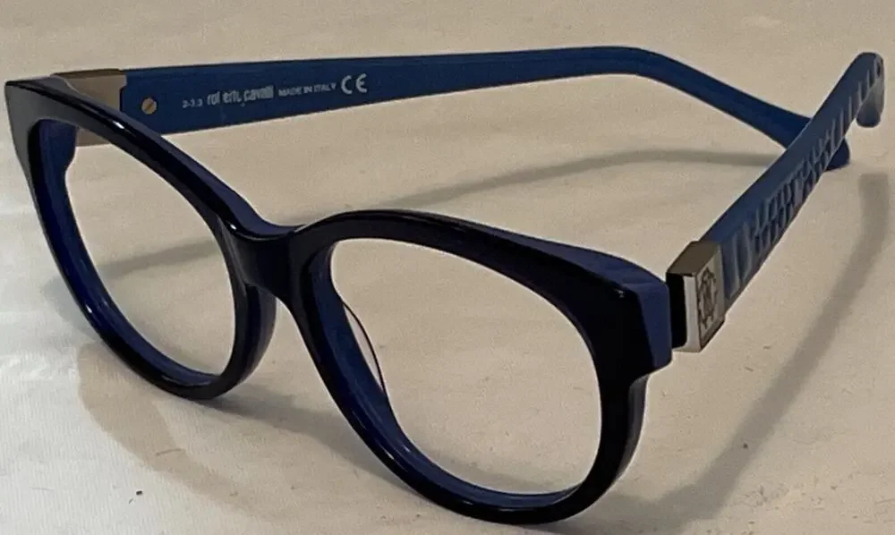 Roberto Cavalli Reethi 756 092 Eyeglasses Frame ~ Navy / Blue